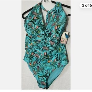 Johnny Was TainaTwist Leopard One Piece XL